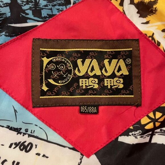 Ya Ya Ducking Brand Puffer Coat Japanese Import Bright Pink Size Small - Picture 10 of 16